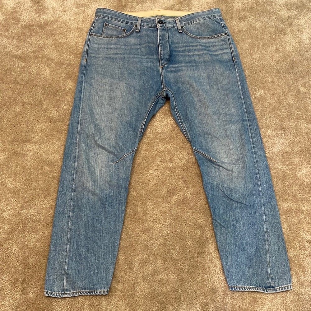 rag & bone Men's Relaxed Denim Jeans in Light Blue
